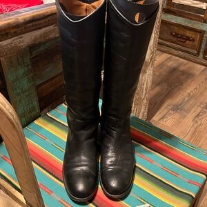 Black boots by Frye